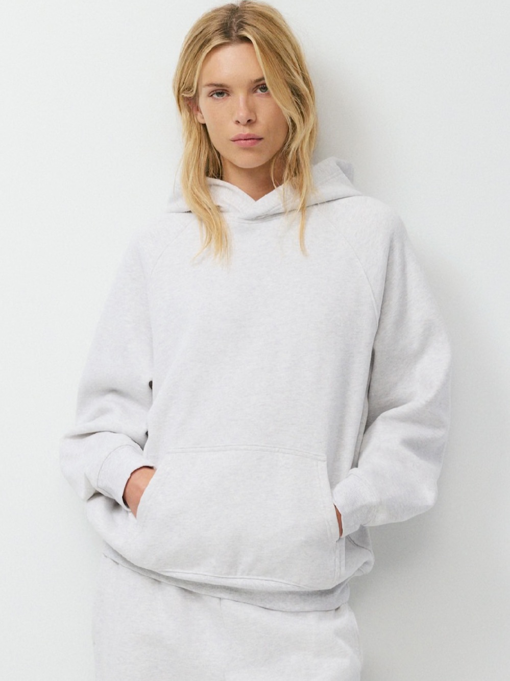 TNA cozy mega raglan hoodie